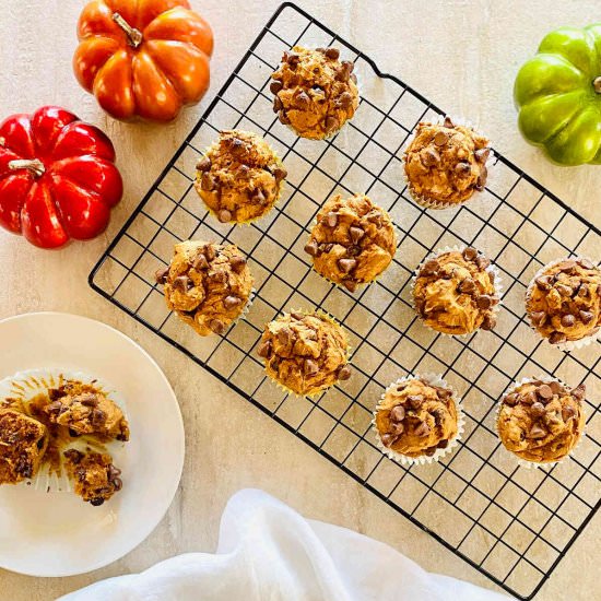 3 Ingredient Pumpkin Muffins