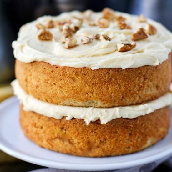 Maple Cake with Maple Frosting