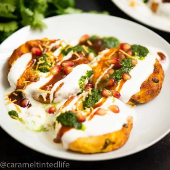 Aloo Tikki Chaat