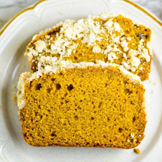 Pumpkin Streusel Loaf