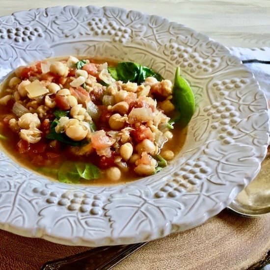 Spicy Chickpea Soup