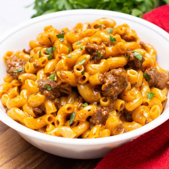 Instant Pot Cheeseburger Macaroni