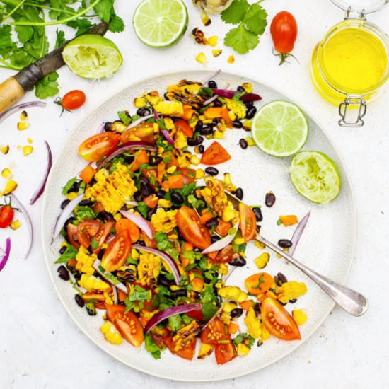 Charred Corn Salad [vegan]