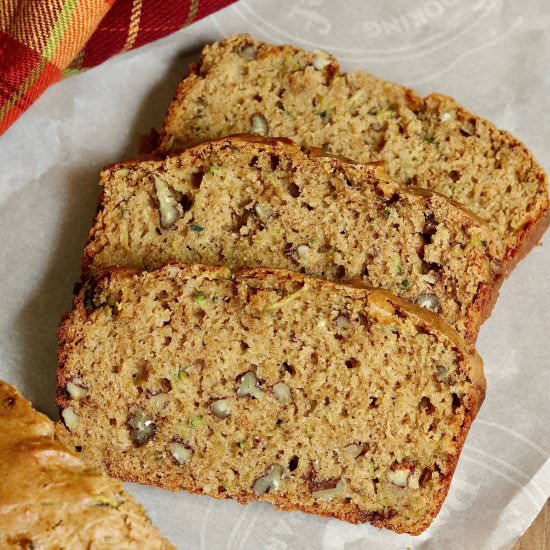 Easy Vegan Zucchini Bread