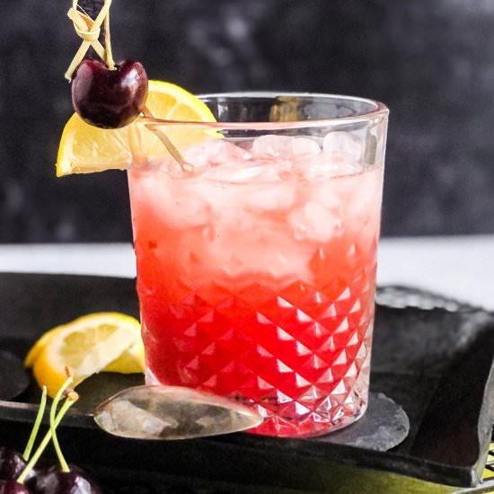 Cherry Bourbon Smash