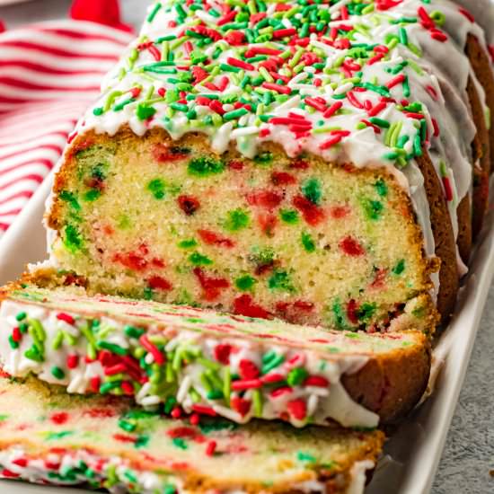 Christmas Funfetti Bread