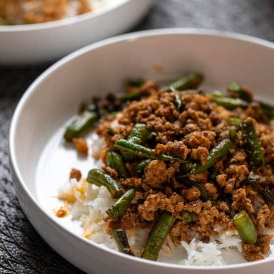 Thai Pork and Green Beans