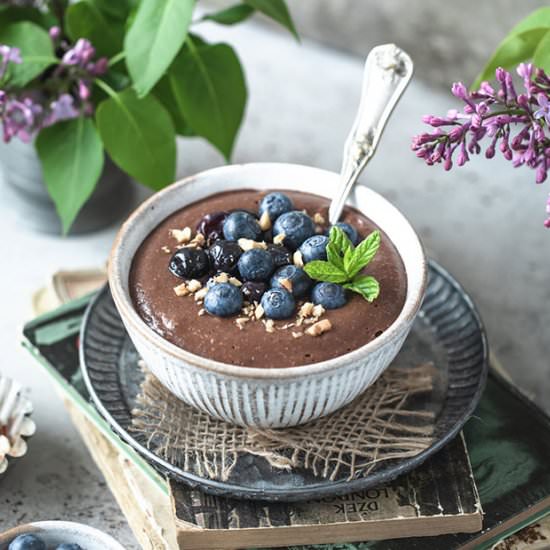 Creamy Chocolate Quinoa Porridge