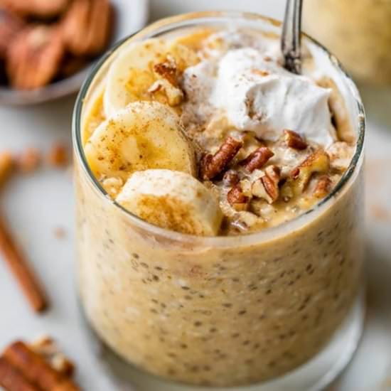 Pumpkin Pie Overnight Oats