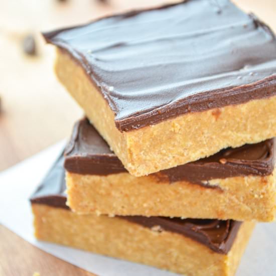 No Bake Peanut Butter Bars