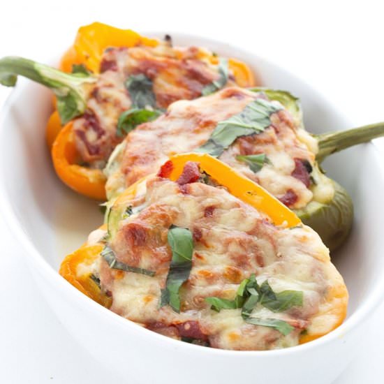 Keto Lasagna Stuffed Peppers