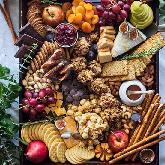 Fall Charcuterie Board with Cookies