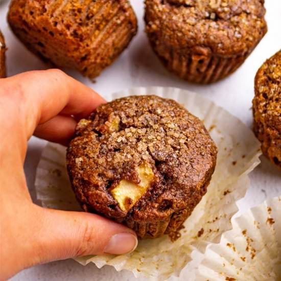apple butter muffins