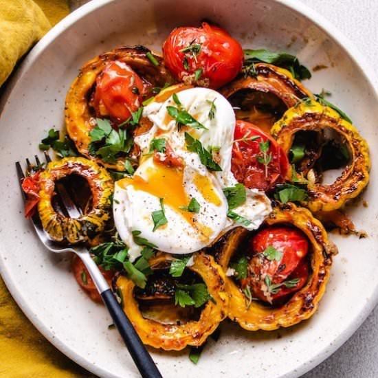 Roasted Cherry Tomatoes with Delica