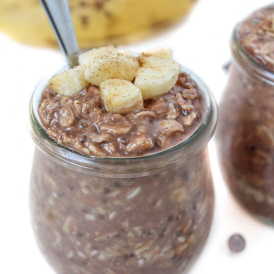 Chunky Monkey Overnight Oats