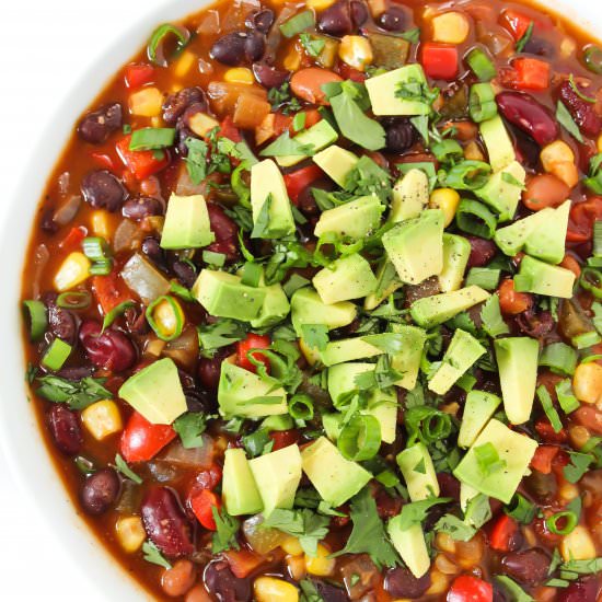 Fiesta Three Bean Chili