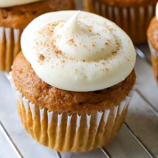 Pumpkin Spice Cupcakes