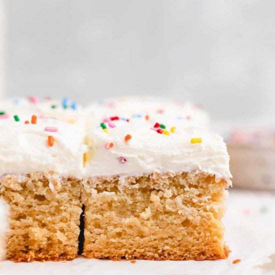 Vanilla Sheet Cake
