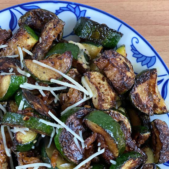 Sauteed Everything Bagel Zucchini