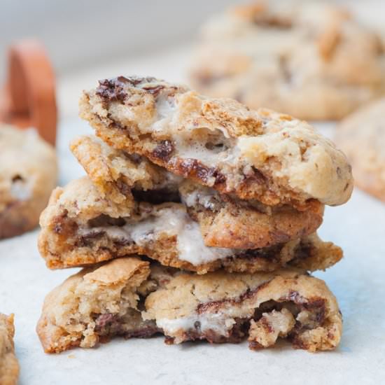 s’mores cookies