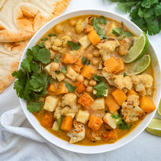 Butternut Squash and Chickpea Curry