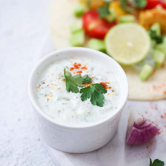 homemade tzatziki