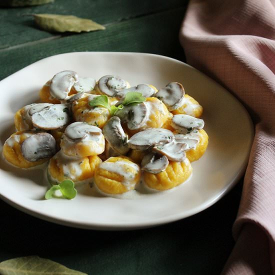Pumpkin gnocchi