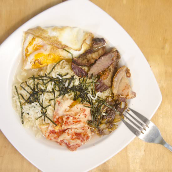 Kimchi & Pork Instant Noodles