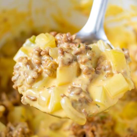 Cheeseburger Soup
