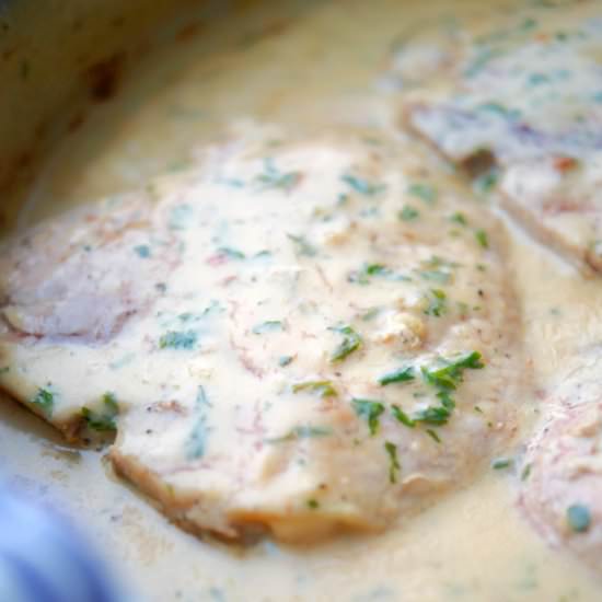 Bourbon Pork Chops