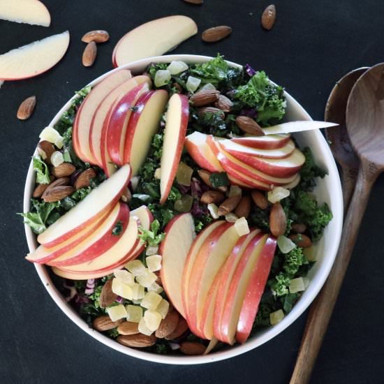 Apple Kale Crunch Salad