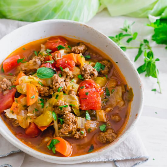 Instant Pot Cabbage Soup