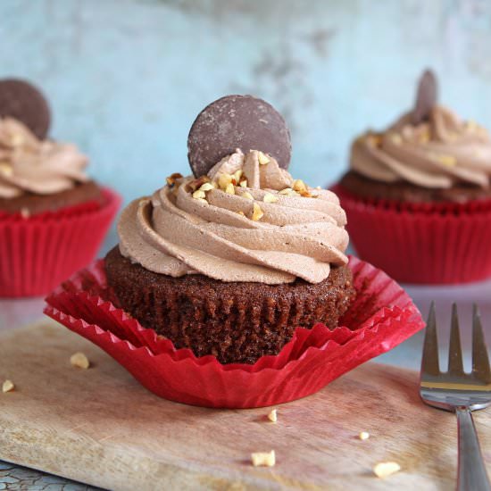 Gluten Free Nutella Cupcakes