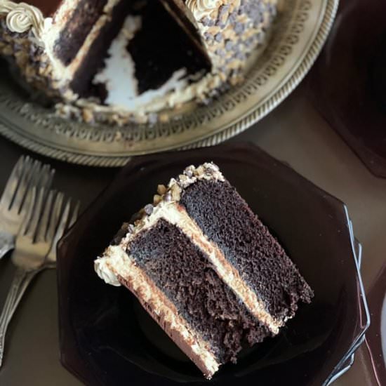 Mocha Toffee Crunch Cake
