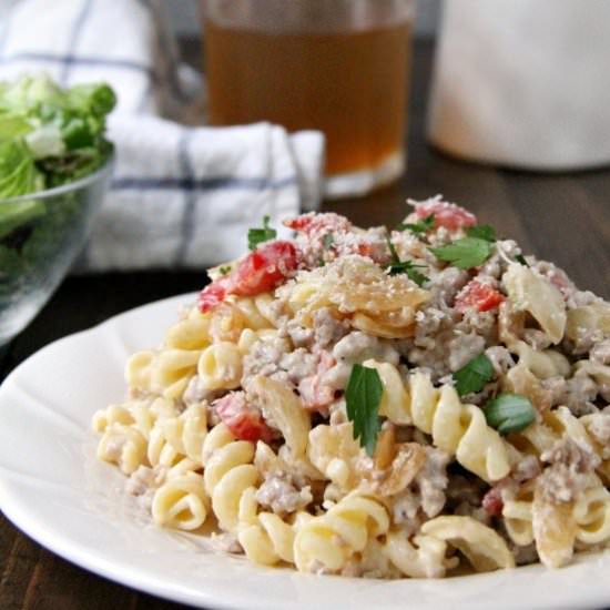 Sausage Alfredo