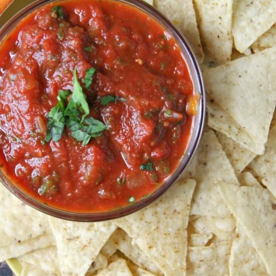 Spicy Freezer Salsa