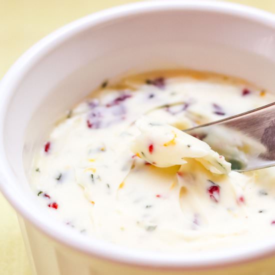 Cranberry Orange Butter