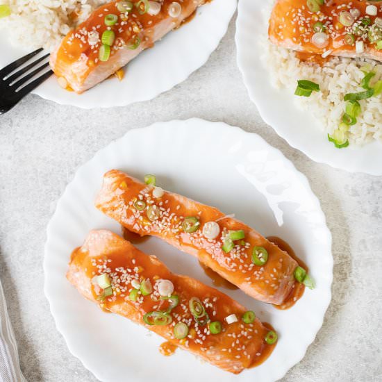 Pan Seared Salmon (Sweet and Sour)