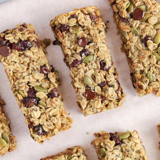 Vegan Nut-Free Granola Bars