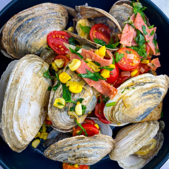 Clams on Toast
