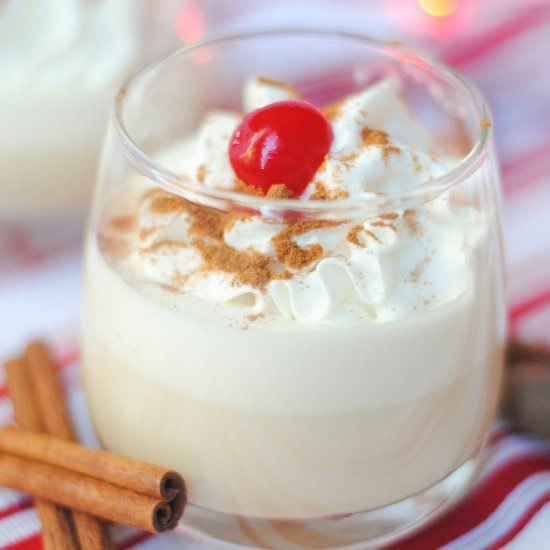Old Fashioned Spiked Eggnog