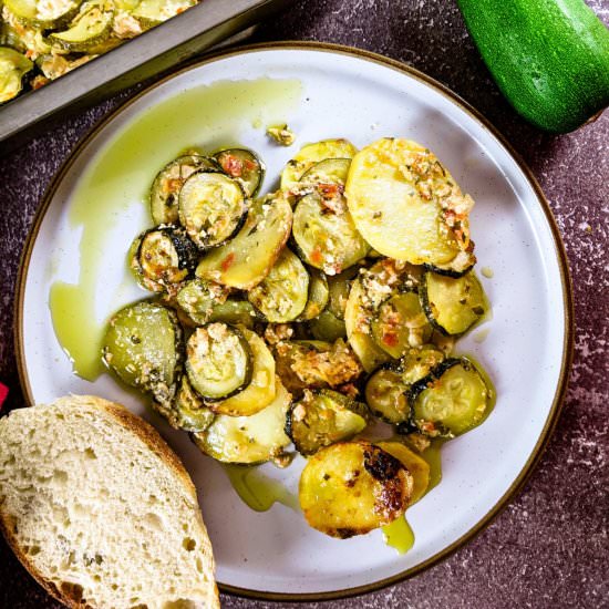 Greek Zucchini & Potato Casserole