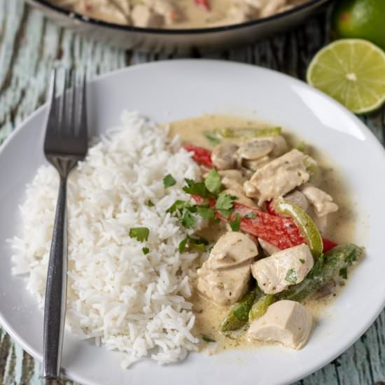 Easy Thai Green Chicken Curry