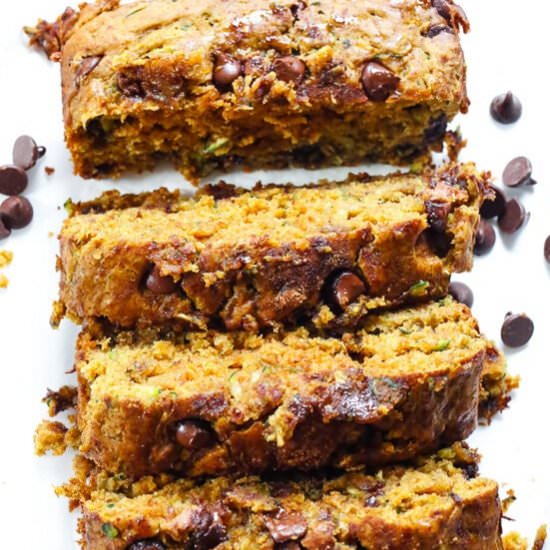 Pumpkin Chocolate Zucchini Bread