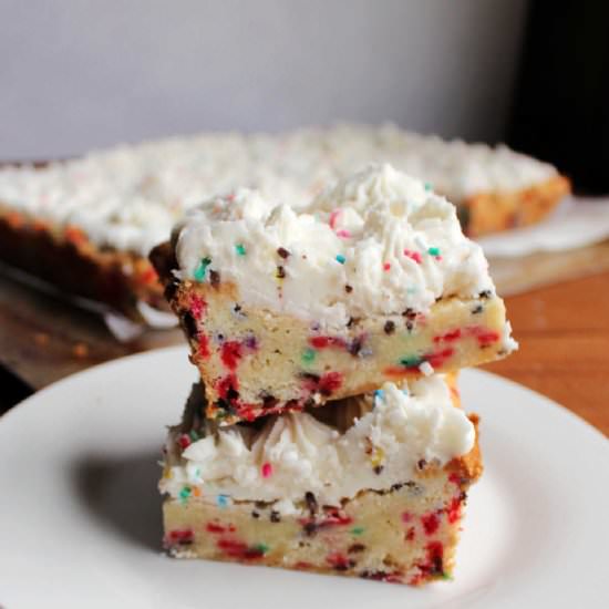 Funfetti Sugar Cookie Bars