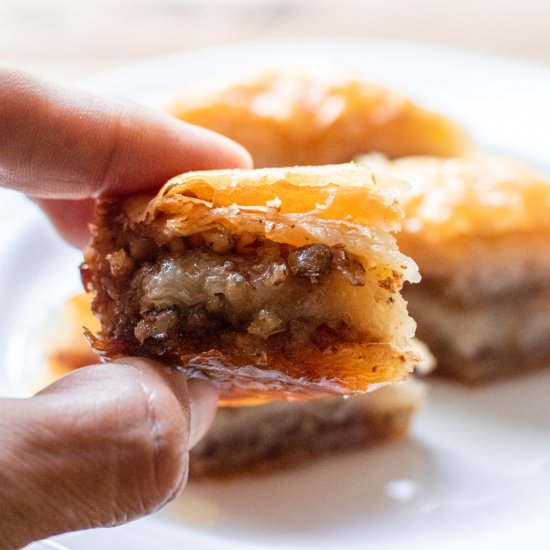 Homemade Turkish Baklava