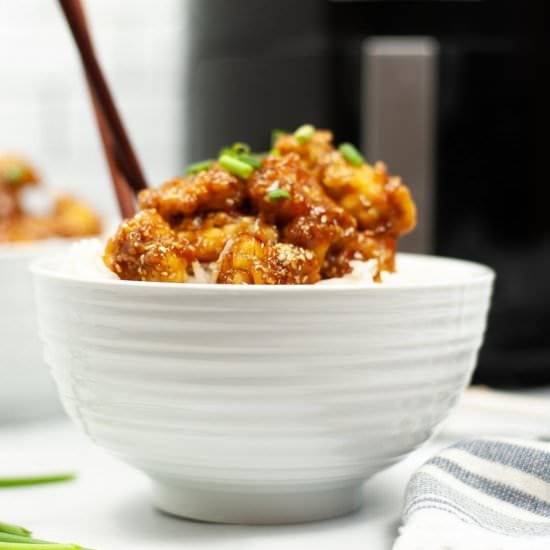 Air Fryer Sesame Chicken