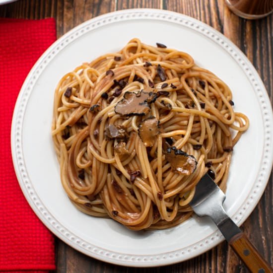 Chocolate Milk Spaghetti