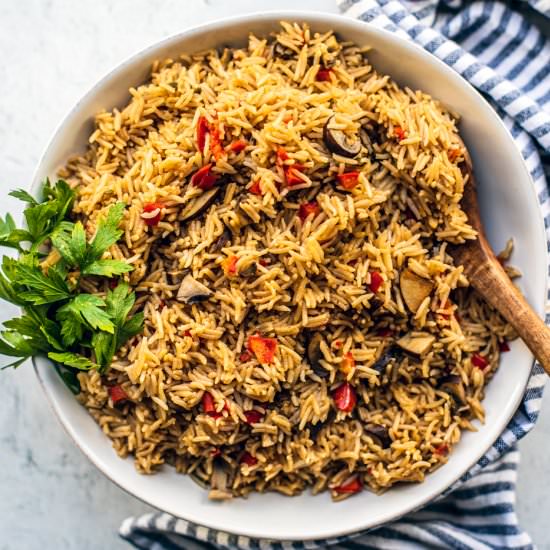 simple instant pot rice pilaf
