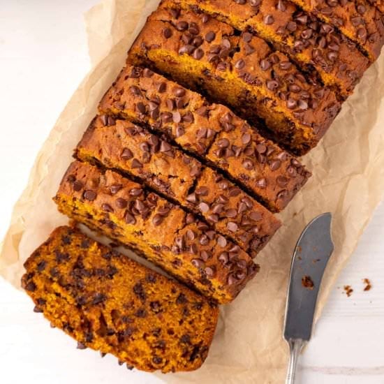 Chocolate Chip Pumpkin Bread